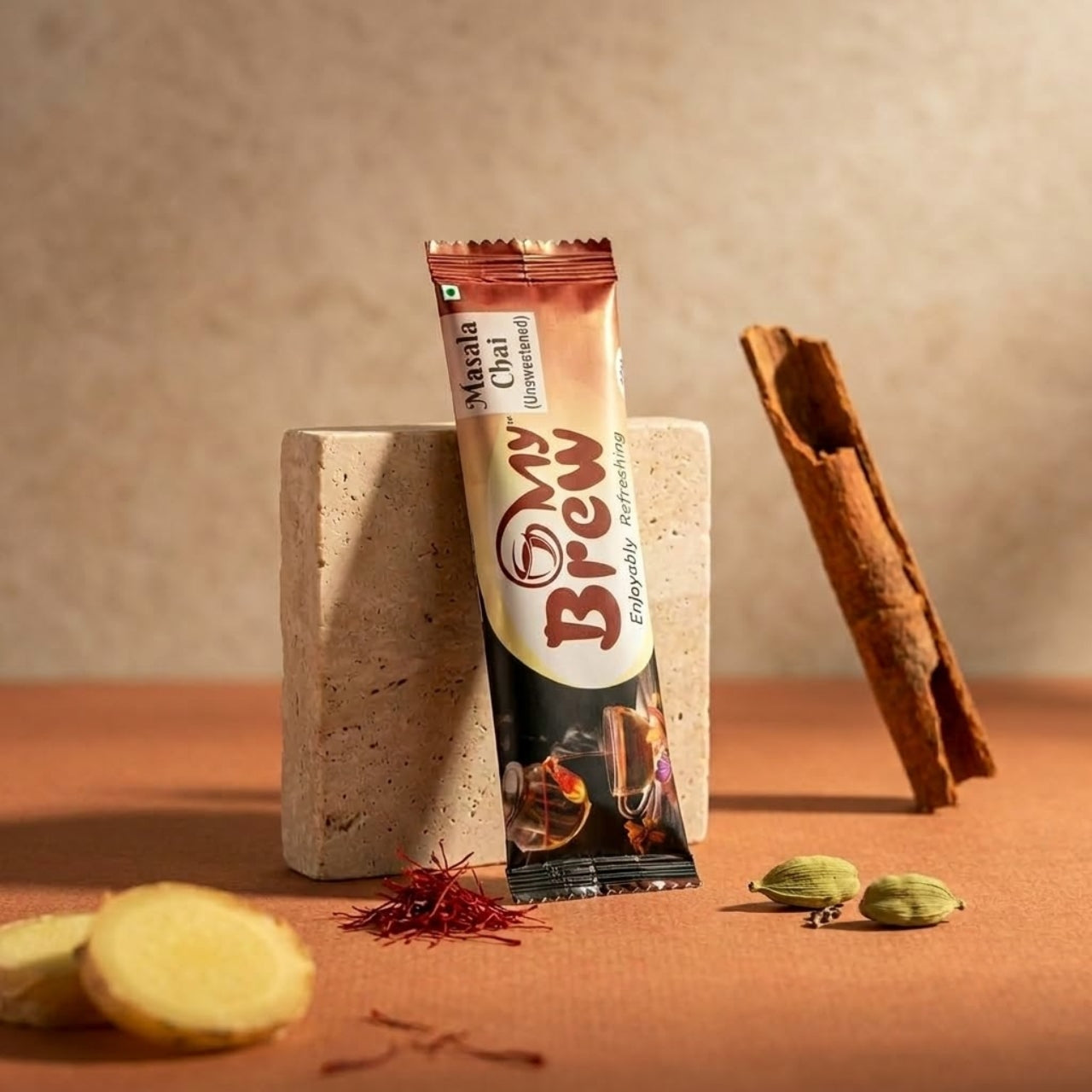 My Brew Unsweetened Masala Chai Premix Sachets