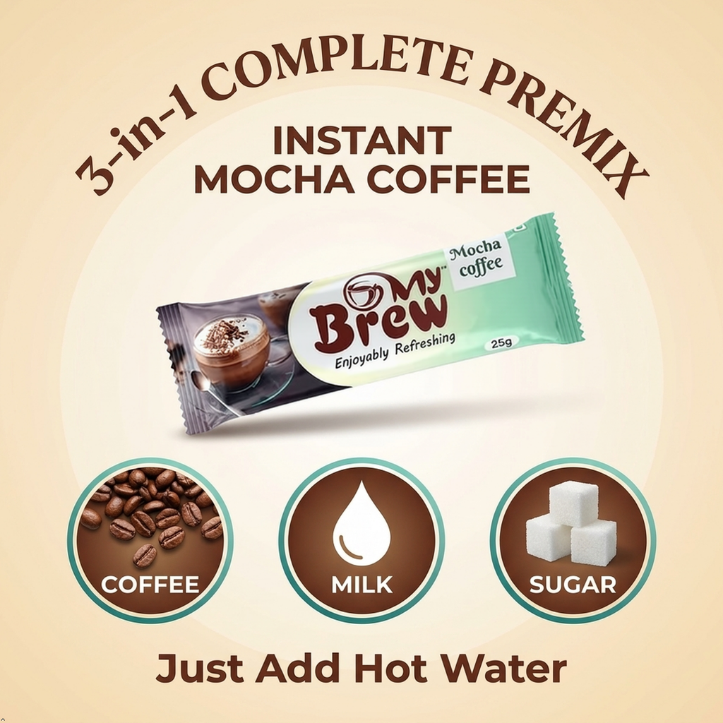 My Brew Mocha Coffee Pack of 12