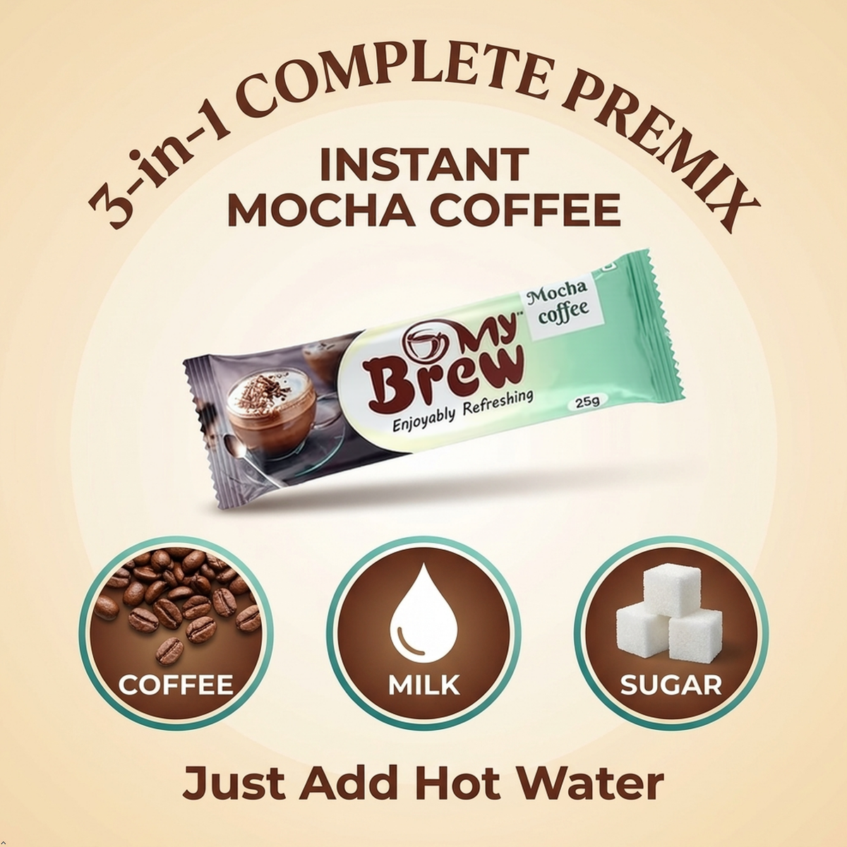 My Brew Mocha Coffee Pack of 15