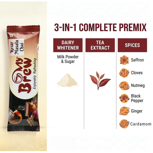 My Brew Kesar Masala Chai Pack of 15