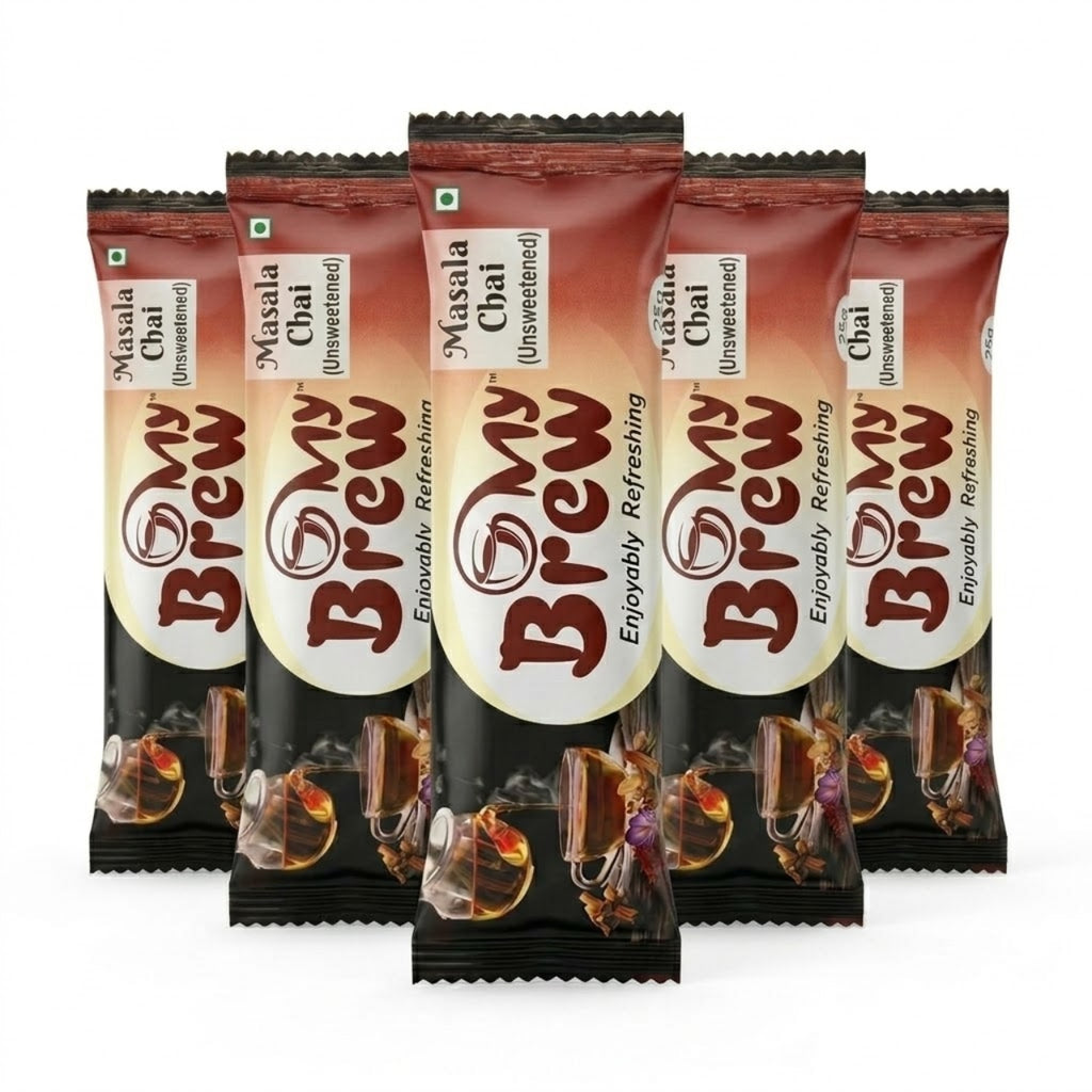 My Brew Unsweetened Masala Chai Premix Sachets
