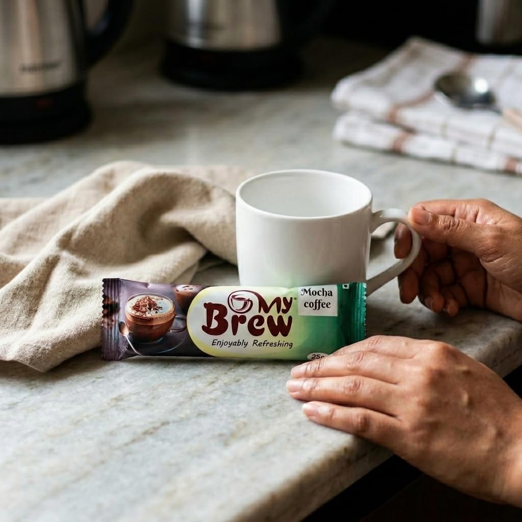 My Brew Mocha Instant Coffee Premix Sachets