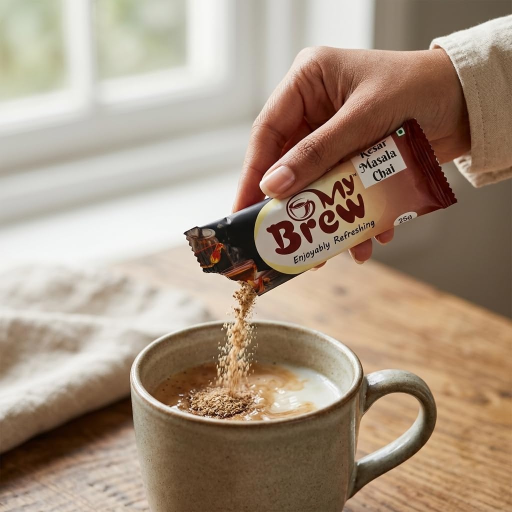 My Brew Kesar Masala Chai Premix Sachet