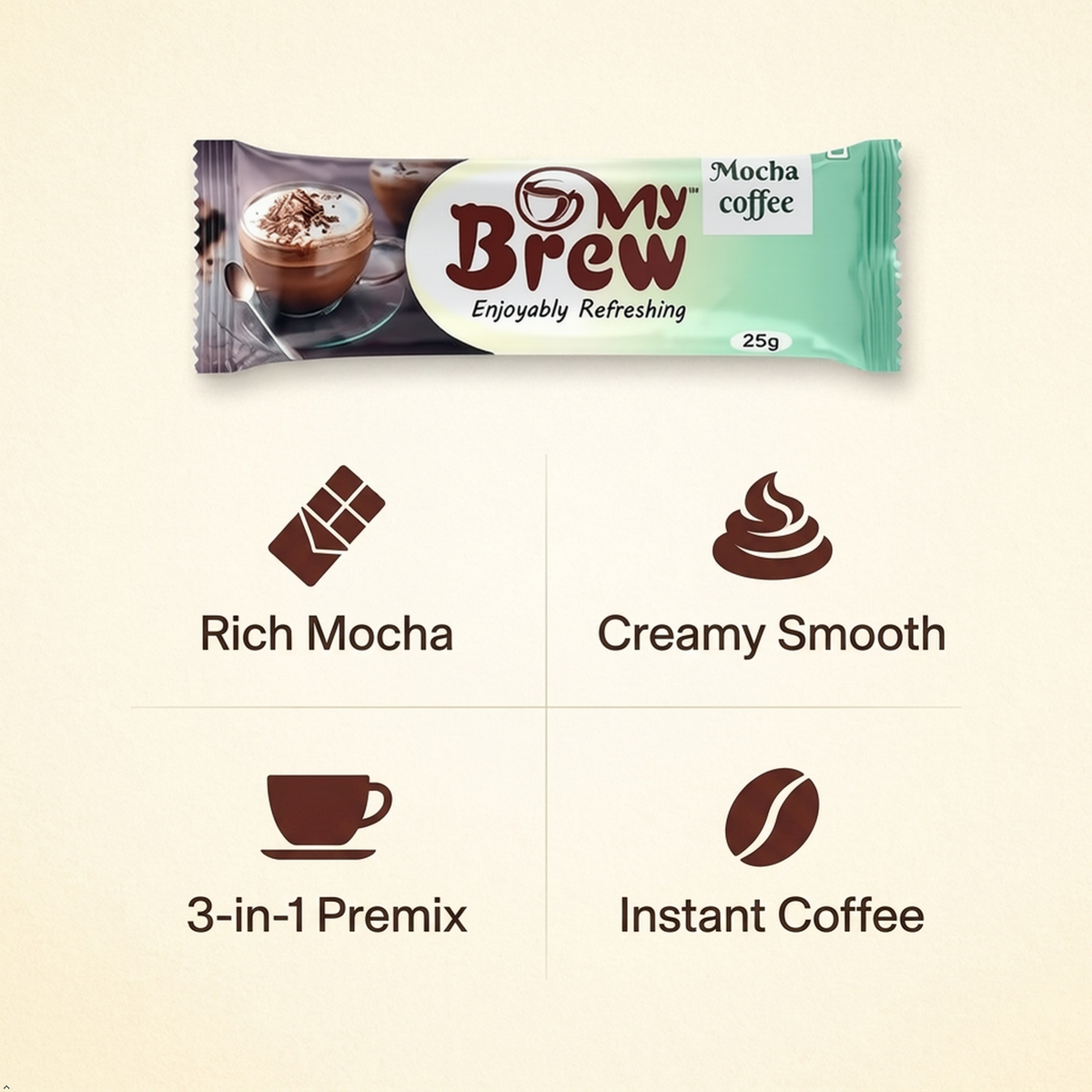 My Brew Mocha Coffee Pack of 15