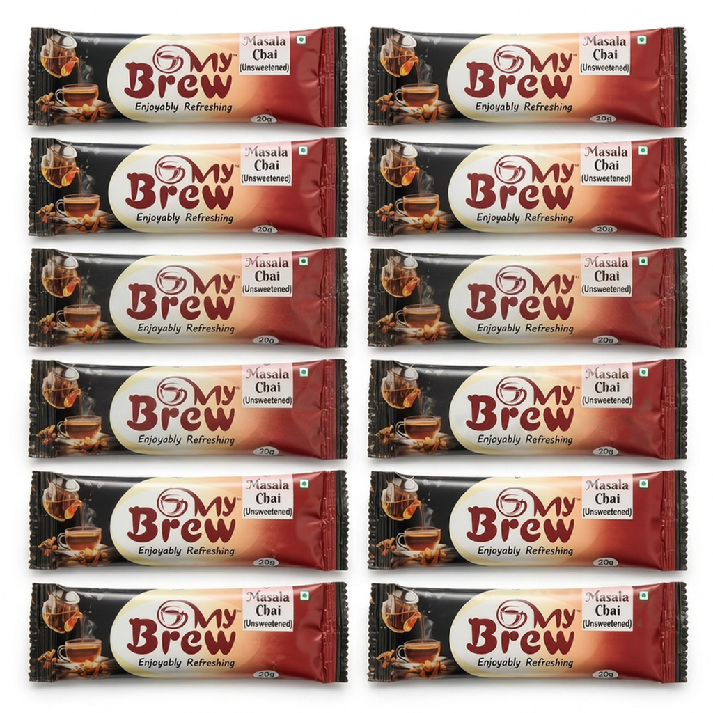 My Brew Masala Chai ( Unsweetened ) Pack of 12