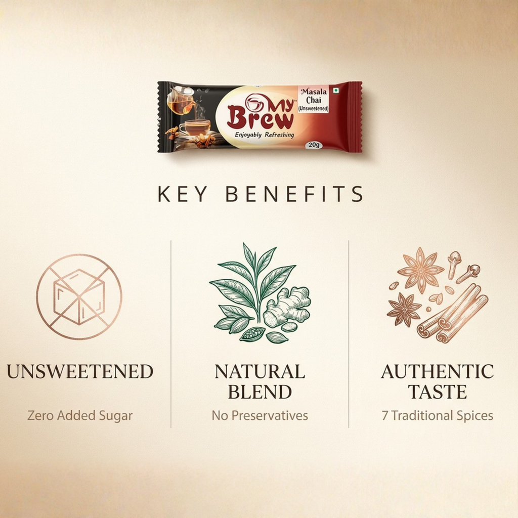 My Brew Masala Chai ( Unsweetened ) Pack of 20