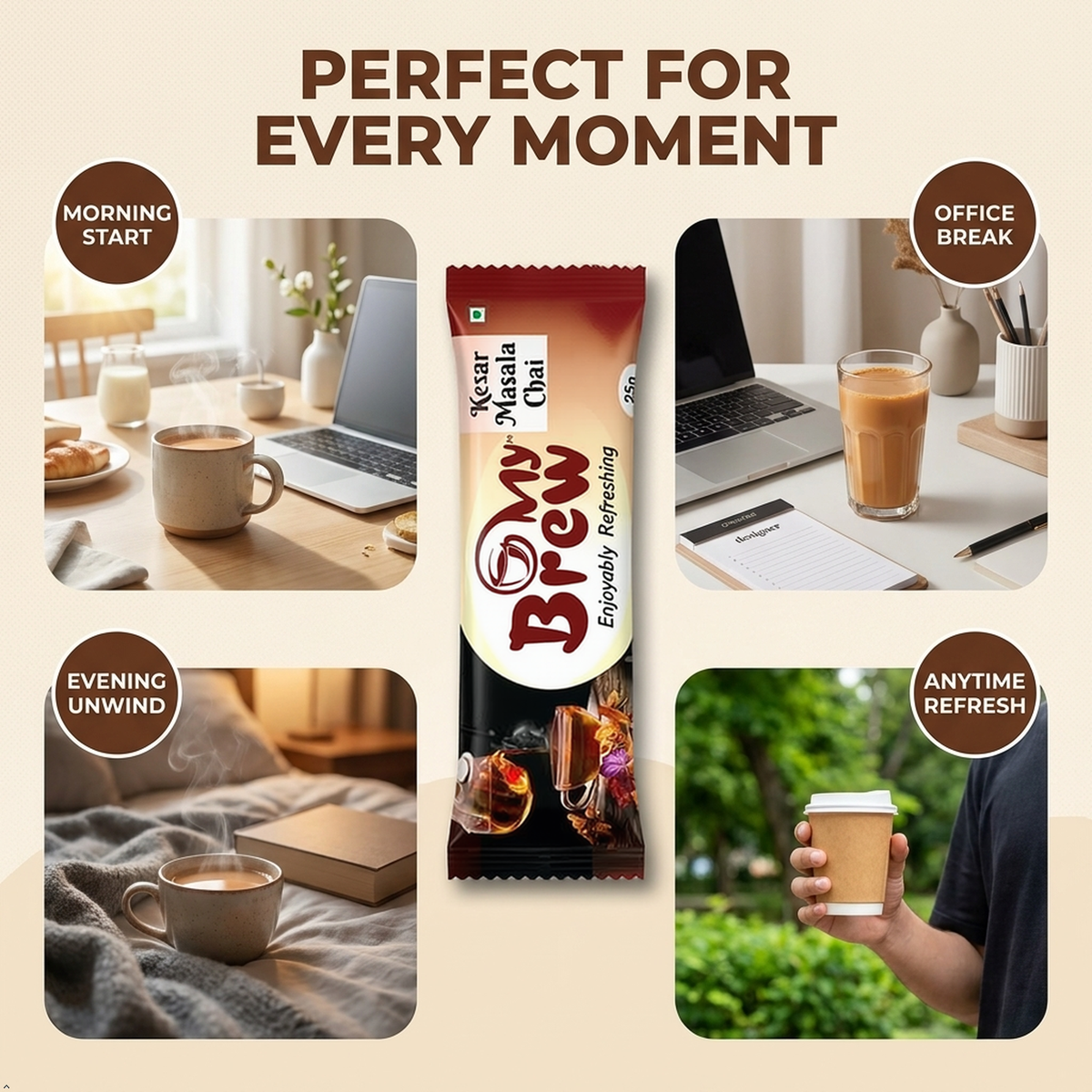 My Brew Kesar Masala Chai Pack of 5
