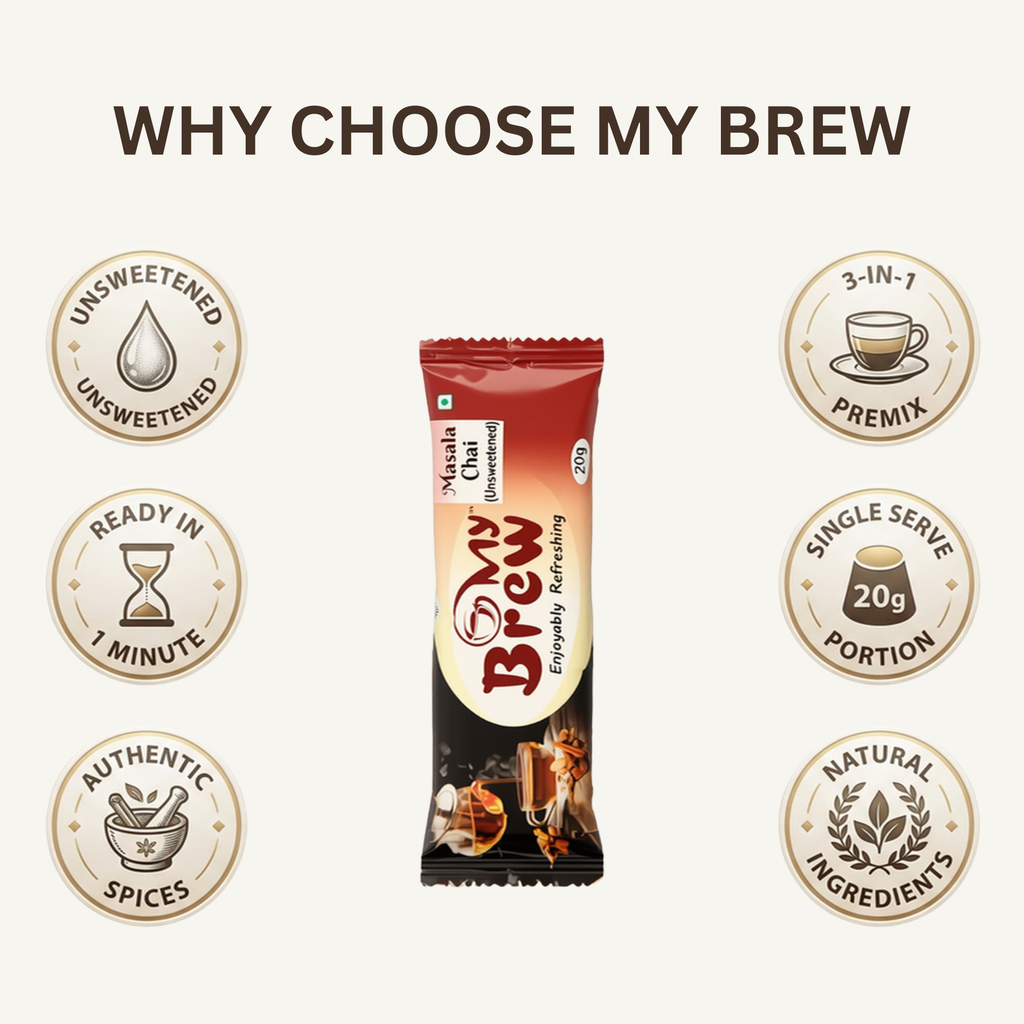 My Brew Masala Chai ( Unsweetened ) Pack of 20